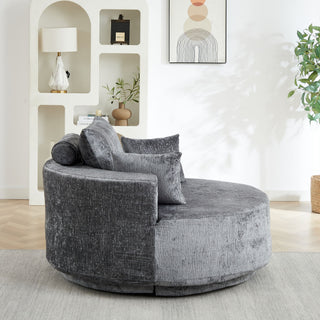 Swivel Chair With Rotating Base For Living Room