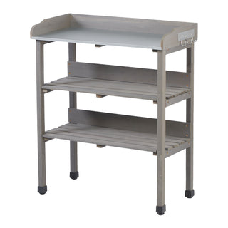 Outdoor Potting Table, 3 Tier Workbench
