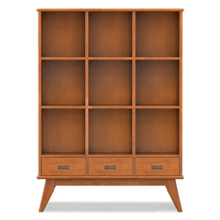 Draper - 9 Cube Storage With Drawers - Brown