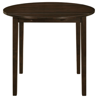 3 Piece Dining Set With Drop Leaf Table And Upholstered Chairs