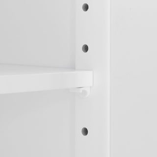 Bathroom Storage Cabinet With 2 Doors And Drawers, Adjustable Shelf
