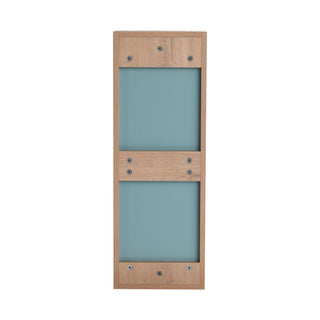 10" Wall Mounted Mirror Cabinet With Storage, Mirror - Imitative Oak