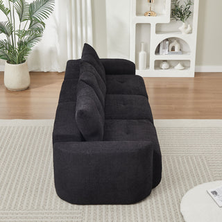 3 Seater With Thickened Armrests Sofa For Living Room