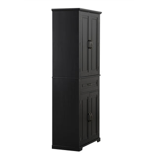 Bathroom Storage Cabinet With Doors And Drawer, Adjustable Shelf