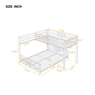 L-Shaped Bunk Bed
