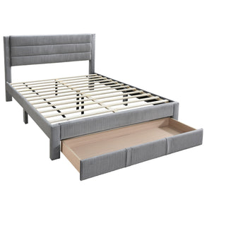 Contemporary Bed With Storage Drawer