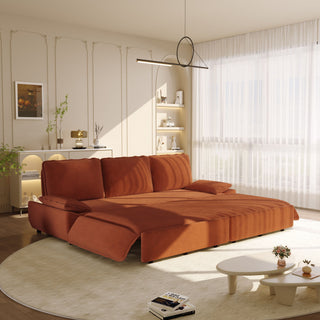 King Size Pull Out Sofa Bed, 3 In 1 Convertible Multifunctional