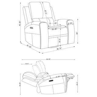 Boyce - Triple Power Reclining Sofa Set With Independent Headrest