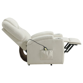 Macklin - Power Lift Massage Recliner With Heat And Dual Cupholders