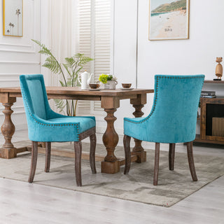 Ultra - Side Dining Chair, Nail Head (Set of 2)