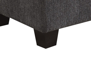 Ottoman - Gray - Wood