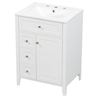 Modern Black Bathroom Vanity With Sink