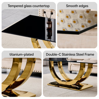 Rectangular Coffee Table With Base