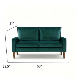 Upholstered Loveseat Sofa, 2 Seater Couch For Living Room Apartment