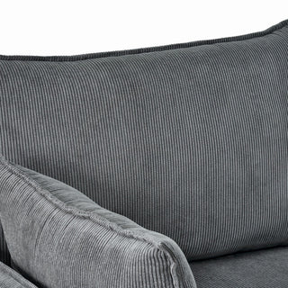 Comfy Oversized Chaise Lounge Chair With Ottoman And Storage