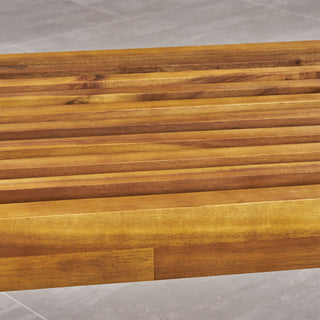 Intrinsic - Outdoor Dining Bench With Slat Top