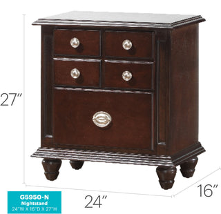 Summit - Nightstand - Cappuccino