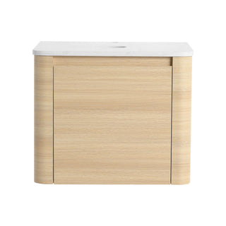 Wall Mounted Bathroom Vanity With Soft Close Door, Excluding Sink