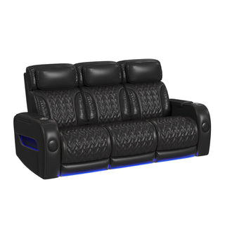 Prime Time - P3 Sofa With I Table, Reading Light, Heat, Massage, LED, And Speaker