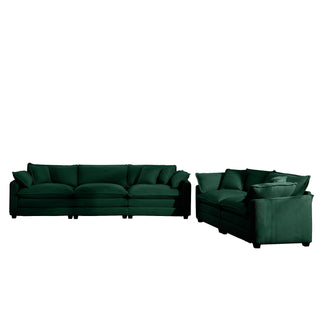 Elegant Oversized Sectional Sofa Set With Deep Seats And Flexible Layout