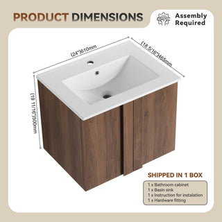 Floating Bathroom Vanity With Sink Combo