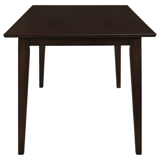 Gianna - 5 Piece Rectangular Dining Set With Table Upholstered Chairs - Cappuccino