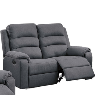 Modern Living Room Set With Manual Recliner