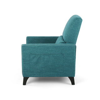 Kiersten - Contemporary Fabric Pushback Recliner