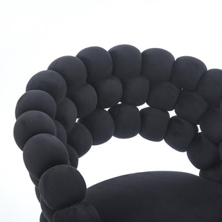 Modern Chair With Tube Legs, Soft Cushions And Comfortable Backrest