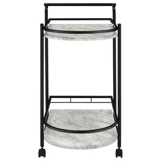 Serving Cart With Wine Rack