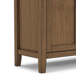 Redmond - Tall TV Media Stand - Rustic Natural Aged Brown
