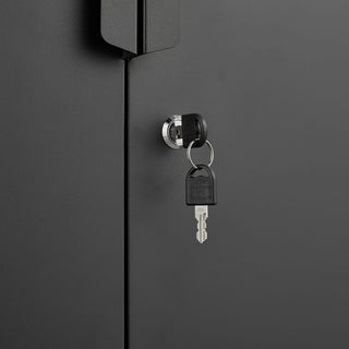 2 Door File Cabinet With Lock, 4 Adjustable Shelves, Heavy-Duty
