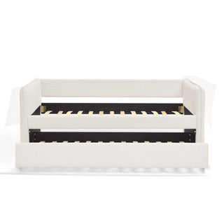 Upholstered Daybed With Pop Up Trundle