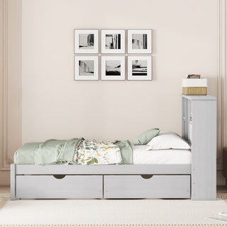 Bed Frame With Built In USB Port And 2 Drawers