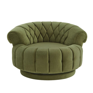 Round Swivel Accent Chair With Rotation
