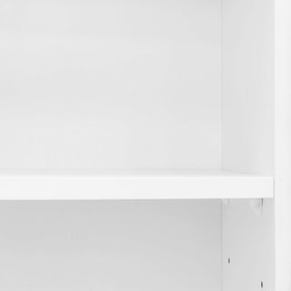 Entryway Bench With Integrated Shoe Cabinet, 3 In 1 Design And Mirrored Cabinet Door, Hall Tree With 4 Sturdy Hooks And Foldable Seat For Entrance, Living Room - White