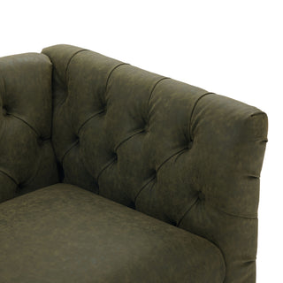 Chesterfield Sofa With Flared Arms For Living Room