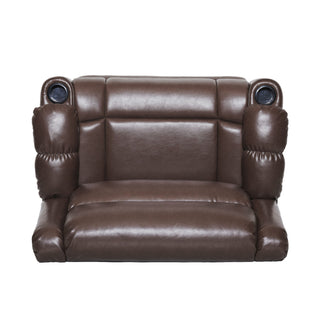 Tufted Design Wide Manual Recliner Chair