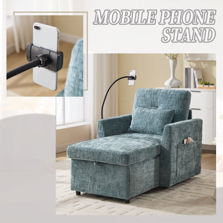 Multifunctional Recliner Sofa With Storage And Phone Bracket