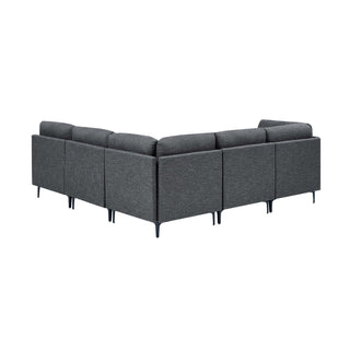 Upholstered Modular Sectional & Tall Legs