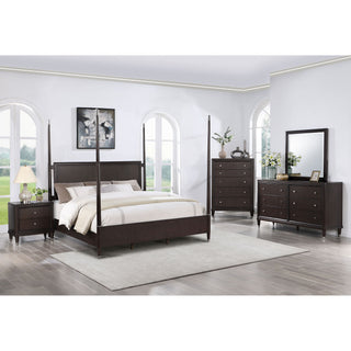 Navarro - 6 Drawer Dresser With Mirror - Brown