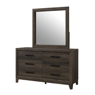 Harry - Mirror, Large Scale Design For Bedroom - Brown