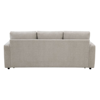Leira - Linen Pull Out Sleeper Sofa - Beige