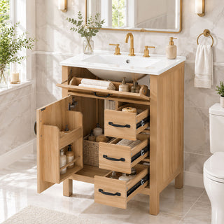 Modern Traditional Bathroom Vanity With Sink