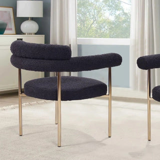 Upholstered Accent Dining Chairs With Armrests (Set of 2)