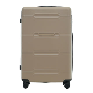 6 Piece Lightweight Hardshell Luggage Set With Double Spinner Wheels, Password Lock