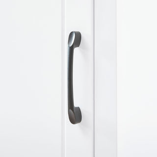 Tall Freestanding Bathroom Storage Cabinet With 2 Doors And Adjustable Shelves