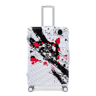 Luggage With Printed Pattern, Combination Lock