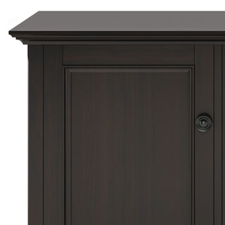 Amherst - Wide 3 Door Storage Cabinet - Hickory Brown
