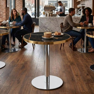 Elegant Modern Round Bistro Table